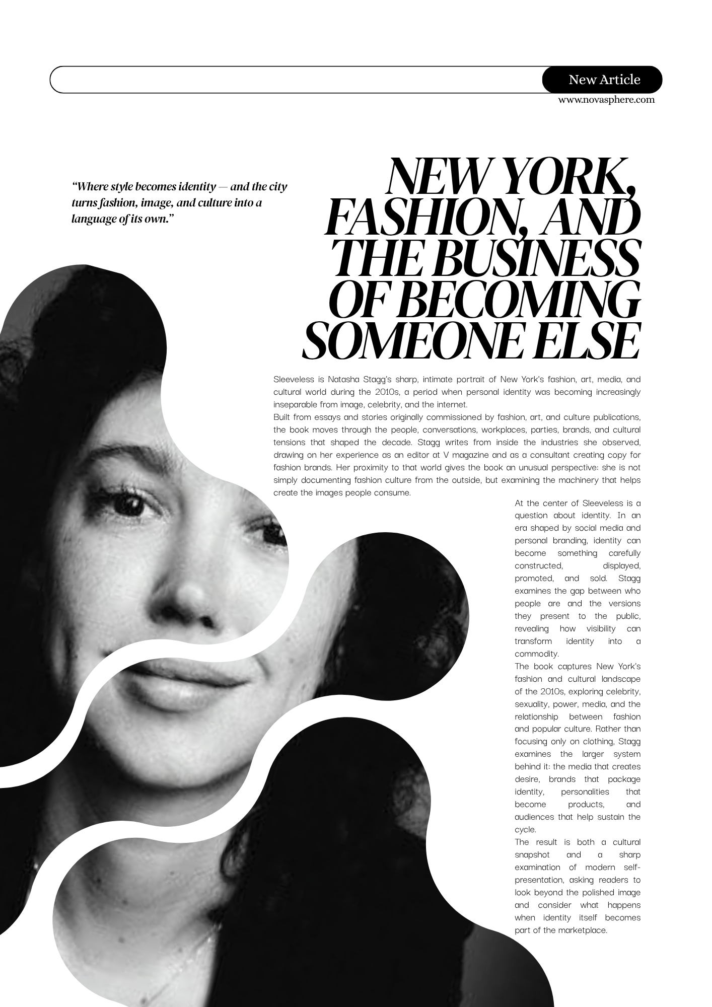The Northstar magazine feature featuring Natasha Stagg
